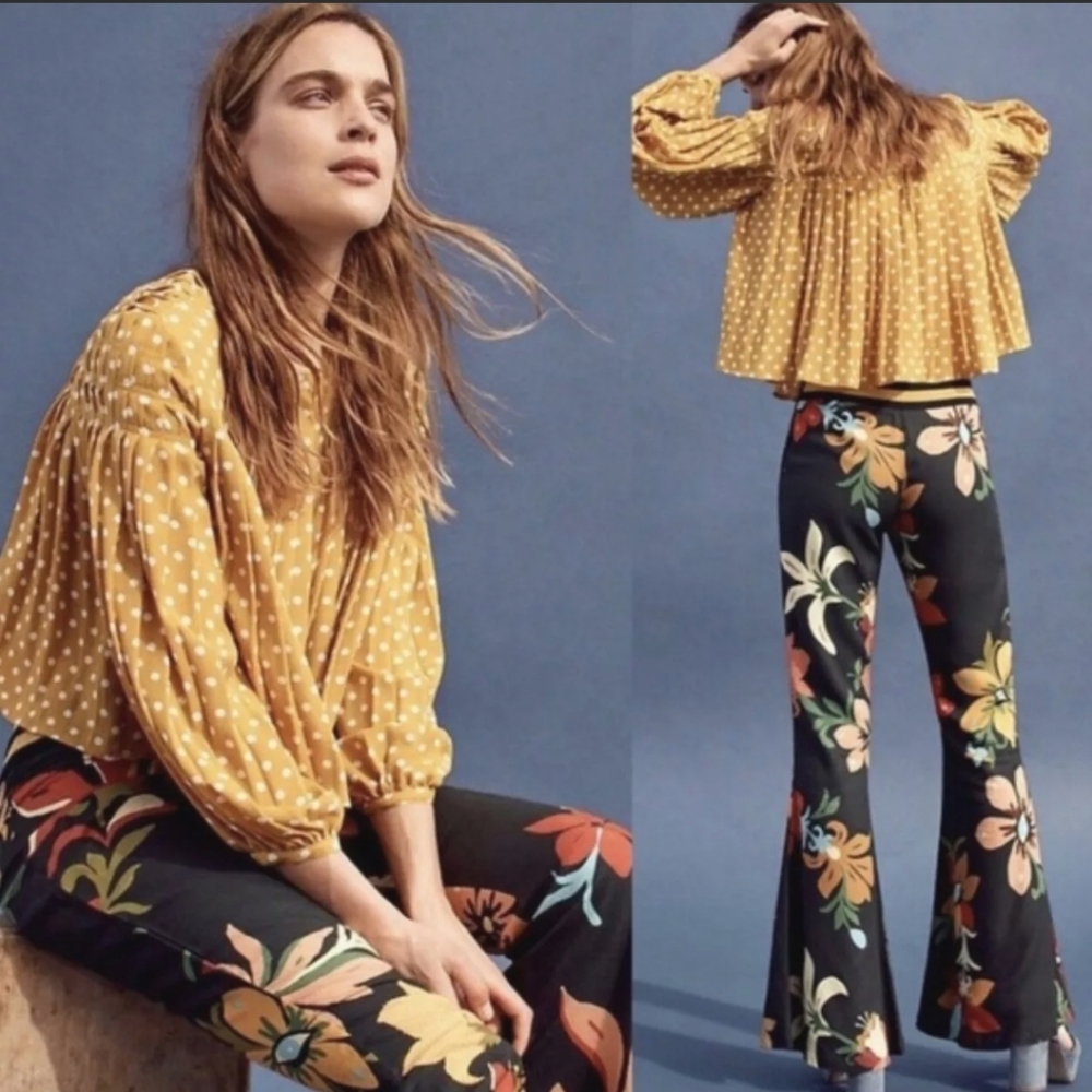 FARM Rio Floral Flare Pants - Picture 3 of 13